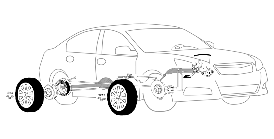 brake inspection diagrame